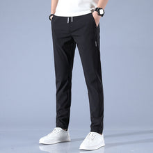 Load image into Gallery viewer, 🧊 Men's Ice Silk Plus Size Straight-Leg Pants