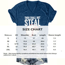 Load image into Gallery viewer, Thou Shall Not Steal Baseball Shirt for Women
