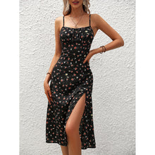 Load image into Gallery viewer, 🌸 Women's Polka Dot Suspender Maxi Dress – Summer Elegance with a Flirty Twist