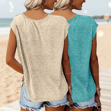 Load image into Gallery viewer, 2-Pack Wildflowers Graphic Print V-Neck Tee Tops