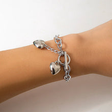 Load image into Gallery viewer, Thick Chain Lock and Key Pendant Necklace - Trendy Fashion Jewelry