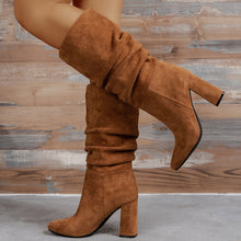 Load image into Gallery viewer, European & American Slip-On High Heel Fashion Boots – Women’s Elegant Booties