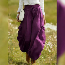 Load image into Gallery viewer, Drawstring Elastic Waist Loose-Fit Casual Trousers | 5 Colors