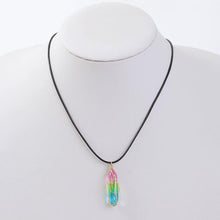 Load image into Gallery viewer, Women's Transparent Geometric Diamond Crystal Necklace
