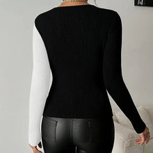 Load image into Gallery viewer, Women's Elegant V-Neck Cross Front Sweater