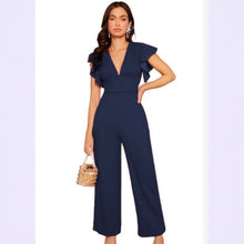Load image into Gallery viewer, Women's Elegant High-Waist Ruffle Trim Jumpsuit | 3 Colors S–XL
