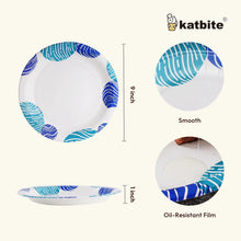 Load image into Gallery viewer, Round 9-Inch Biodegradable Compostable Paper Plates – 50 Count