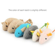 Load image into Gallery viewer, 6pcs/lot Mix Pet Toy Catnip Mice Cats Toys Fun Plush Mouse Cat Toy For Kitten Skitter Critters Cat Toy Value Pack