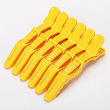 Load image into Gallery viewer, 6pcs/lot Plastic Hair Clip Hairdressing Clamps Claw Section Alligator Clips Barber For Salon Styling Hair Accessories Easy To Carry And Use Hair Styling Tools For Women