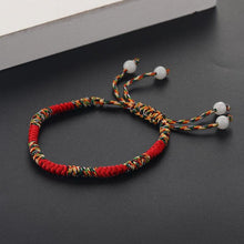 Load image into Gallery viewer, 6pcs/set Handmade Bracelets Braided Red Black Rope 7 Knots Lucky Jewelry Friendship Protection Bracelet Red Comfortable Bracelet Small Eye Bracelet For Kids