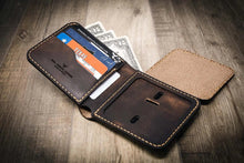 Load image into Gallery viewer, Badge Bifold Wallet - Walnut Brown