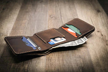 Load image into Gallery viewer, Western Trifold Wallet - Walnut Brown
