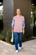 Load image into Gallery viewer, Camouflage Panel Waffle Knit Sweater