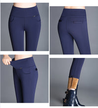 Load image into Gallery viewer, High Waist Velvet Padded Leggings for Women