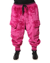 Load image into Gallery viewer, Dolce & Gabbana Pink Acrylic Cargo Jogging Sweatpants Pants