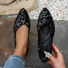 Load image into Gallery viewer, Women’s Pointed-Toe Flat Casual Shoes – Stylish Everyday Sneakers