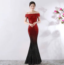 Load image into Gallery viewer, Birthday Party Dress Slimming Host Long Dress