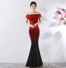 Load image into Gallery viewer, Birthday Party Dress Slimming Host Long Dress