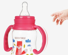Load image into Gallery viewer, Baby Durable Infant Nursing Bottle Feeding Cup With Grip High Quality Nipple Baby Feeding Bottle