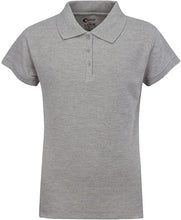 Load image into Gallery viewer, Girls Short Sleeve Pique Polo Shirt