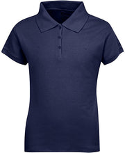Load image into Gallery viewer, Girls Short Sleeve Pique Polo Shirt