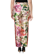 Load image into Gallery viewer, Dolce & Gabbana Multicolor Floral High Waist Straight Pants