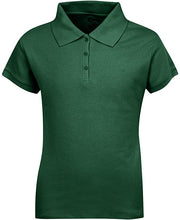 Load image into Gallery viewer, Girls Short Sleeve Pique Polo Shirt