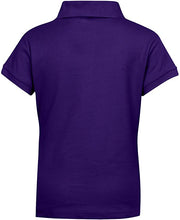 Load image into Gallery viewer, Girls Short Sleeve Pique Polo Shirt