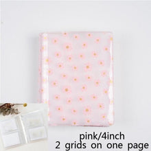 Load image into Gallery viewer, 72 Pockets Book Album for PVC 3/4/5/6 Inch Album Daisy Printing 3 inch Photo paper Mini Films Transparent Photo Album Book Gifts For Friends And Coin Collectors