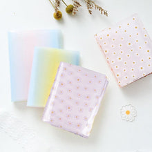Load image into Gallery viewer, 72 Pockets Book Album for PVC 3/4/5/6 Inch Album Daisy Printing 3 inch Photo paper Mini Films Transparent Photo Album Book Gifts For Friends And Coin Collectors