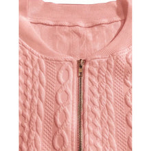 Load image into Gallery viewer, Bomber Jackets For Women Cute Jacquard Coats Lightweight Zip Up Jackets