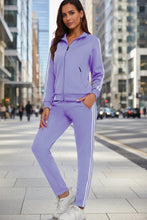 Load image into Gallery viewer, Women’s Fashionable Printed Sports Long-Sleeve Hoodie Set