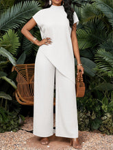 Load image into Gallery viewer, Asymmetrical Sleeveless Top & Pants Set – Women’s Two-Piece