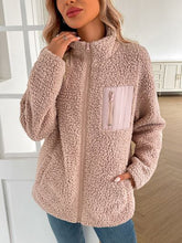 Load image into Gallery viewer, Winter Warm Zip Up Long Sleeve Jacket Fuzzy Cozy & Stylish Jacket Cold-Weather Essential Outdoor Jacket