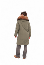 Load image into Gallery viewer, Genuine Fur Trim Bio-Down Fill Coat