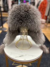 Load image into Gallery viewer, Genuine Silver Fox Fur Genuine Leather Hat