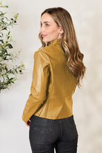 Load image into Gallery viewer, Women Classic Neck Zip-Up Jacket For Everyday Wear Elegant Girls Jacket