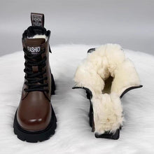 Load image into Gallery viewer, Women’s Padded Insulated Winter Boots – Stylish Thick Sole Snow Boots