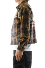 Load image into Gallery viewer, KLEEPSTONE Heavy Flannel Crop Top Button Down Shirt