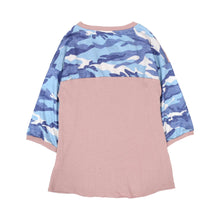 Load image into Gallery viewer, Camouflage Panel Waffle Knit Sweater