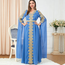 Load image into Gallery viewer, Women's Skirt Splicing Extra Long Sleeve Dress