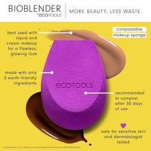 Load image into Gallery viewer, EcoTools Bioblender Compostable Makeup Sponge — Flawless Blending Meets Sustainability