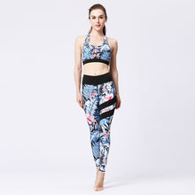 Load image into Gallery viewer, 💪 Seamless 2-Piece Yoga Set – High-Waist Leggings & Crop Top