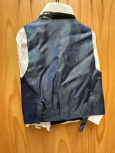 Load image into Gallery viewer, Kids World of USA Navy/Light Blue/Silver Floral Print 5-Piece Boys Suit