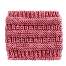 Load image into Gallery viewer, Ponytail Beanie Headwrap with Ear Warmer