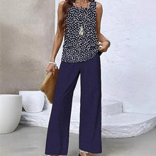 Load image into Gallery viewer, Women's 3D Print Two-Piece Vest & Pants Set – 12 Prints S–5XL