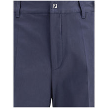 Load image into Gallery viewer, Fendi Blue Cotton Casual Pants
