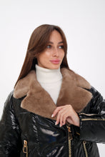 Load image into Gallery viewer, Genuine Mink Fur Down Fill Jacket