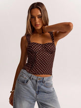 Load image into Gallery viewer, Women’s Polka Dot Underwire Camisole – Party & Date Night Top