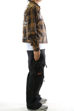 Load image into Gallery viewer, KLEEPSTONE Heavy Flannel Crop Top Button Down Shirt